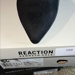 Kenneth Cole Reaction Black Pointed Toe Shoes